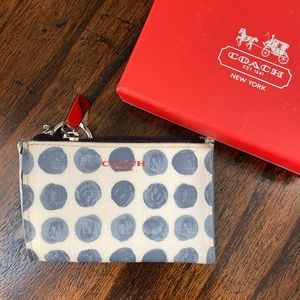 Coach painted dot Bleecker coin purse